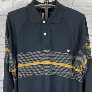NWT VINTAGE 90'S REDSAND MEN'S LONG SLEEVE POLO SIZE L/XL